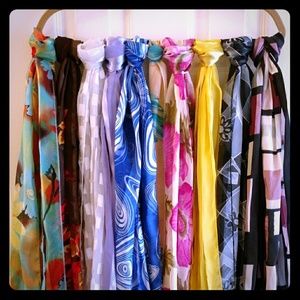 Long Dress Scarves Lot